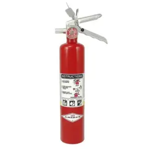 2.5lb Fire Extinguisher - Amerex B417TX ABC Multi Purpose w/ Vehicle Bracket