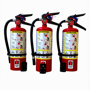 STRIKE FIRST SF-ABC310 | 5lb Multi-Purpose Fire Extinguisher w/ Wall Bracket (3-Pack)