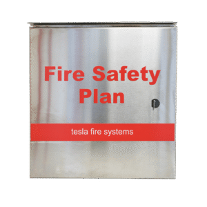 Stainless Steel Fire Safety Plan Box